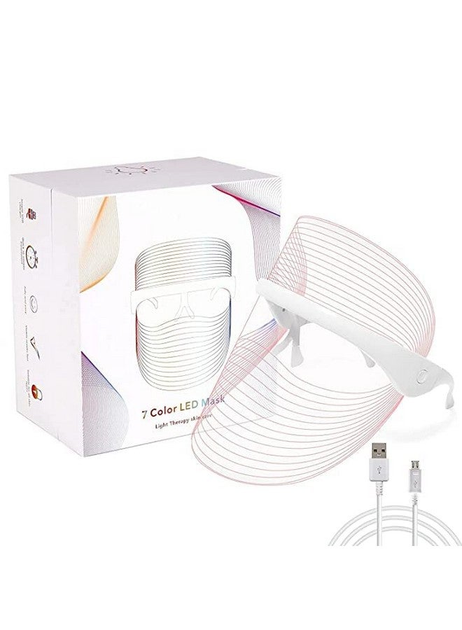Kitwe قناع الوجه LED 7 في 1 كيتوي | لبشرة متألقة ونظيفة وواضحة | مضاد لحب الشباب ومضاد للشيخوخة | تجديد البشرة | علاج للوجه في المنزل | لجميع أنواع البشرة | للرجال والنساء (مشترك)  - Image 1