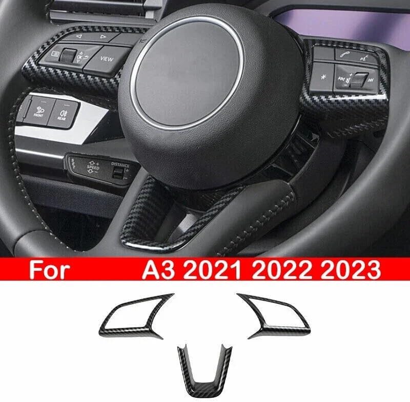 Wivplex Carbon Fiber Steering Wheel Cover for Audi A3 - Image 2