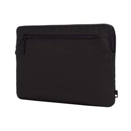 Incase Compact Laptop Sleeve with Flight Nylon - 13 inch Laptop Sleeve for MacBook Air - Faux Fur Lining, Lightweight, Durable, Weather Resistant, Slip Pocket for Accessories - Black - Image 1