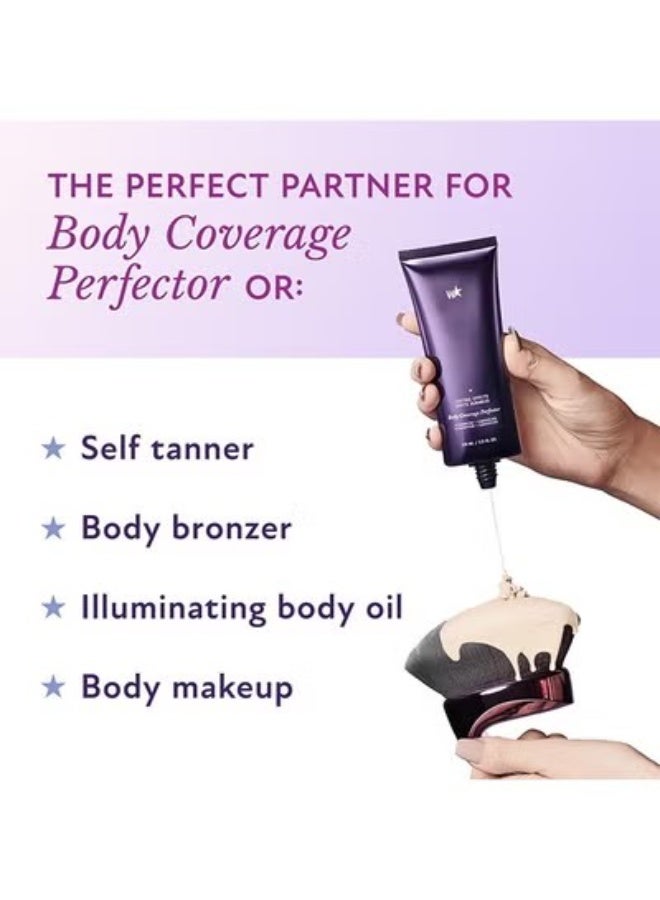 WK Blend & Blur Extra Large Body Makeup Brush for Self Tanner, Leg Makeup & Bronzer - Kabuki Brush Kabuki Foundation Brush - Image 2