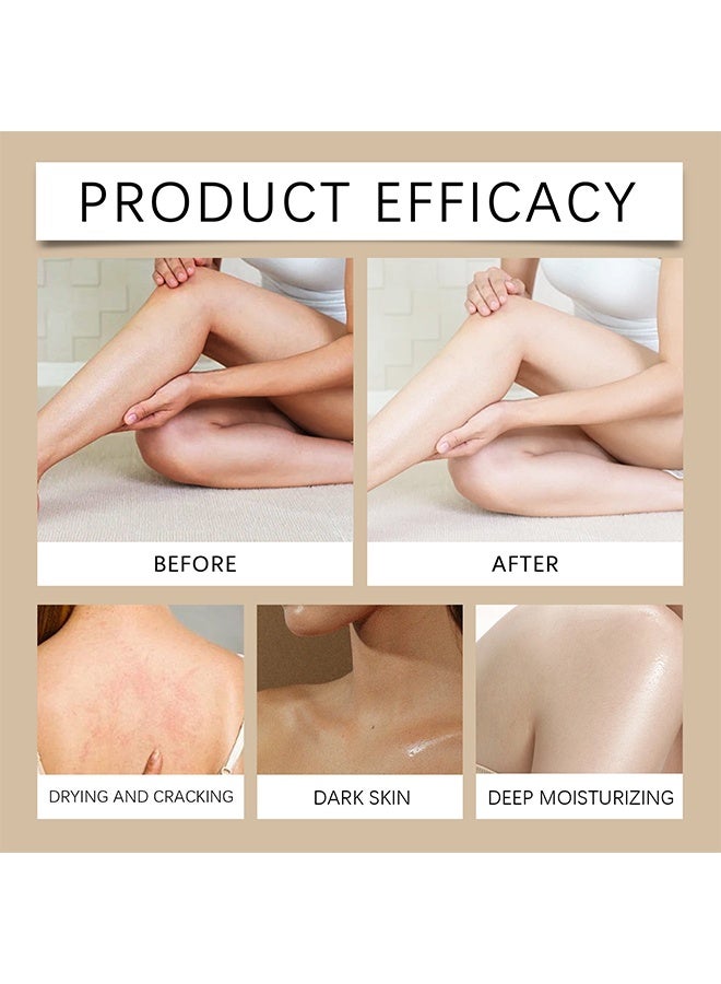 OceAura Sea Salt Body Scrub, Coconut Coffee Body Scrub with a Cute Wooden Spoon, Gentle Exfoliating Dead Skin Hydrating Cleansing Scrub with Skin Loving Moisturizers - Image 4