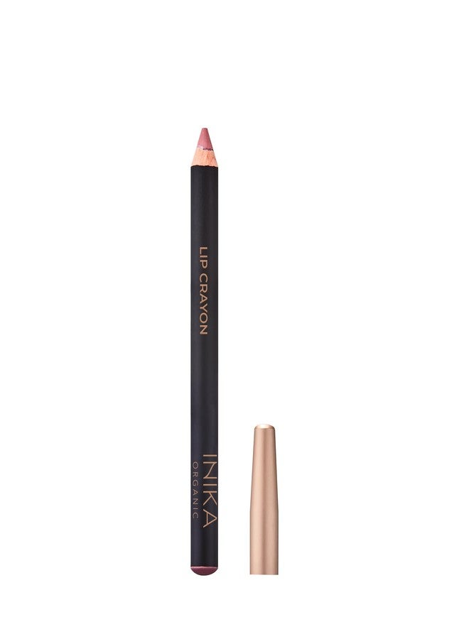 INIKA Organic Long Lasting Lipstick Crayon with Vegan Lipstick and Organic Lip Liner, Hypoallergenic, Cruelty-Free, Matte Finish, Enriched with Vitamin E and Coconut Oil, Pink Nude, 3 g - Image 1