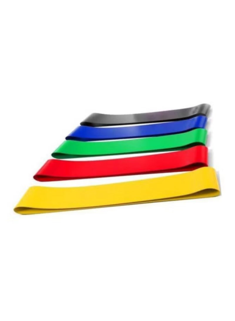 THE ARTFUL BLEND Resistance Bands Set – 5-Pack Strength Training Exercise Loops for Workout, Yoga, Fitness, Stretching – Durable Resistance Bands for Arms, Legs, Hips, Home Gym & Physical Therapy - Image 5