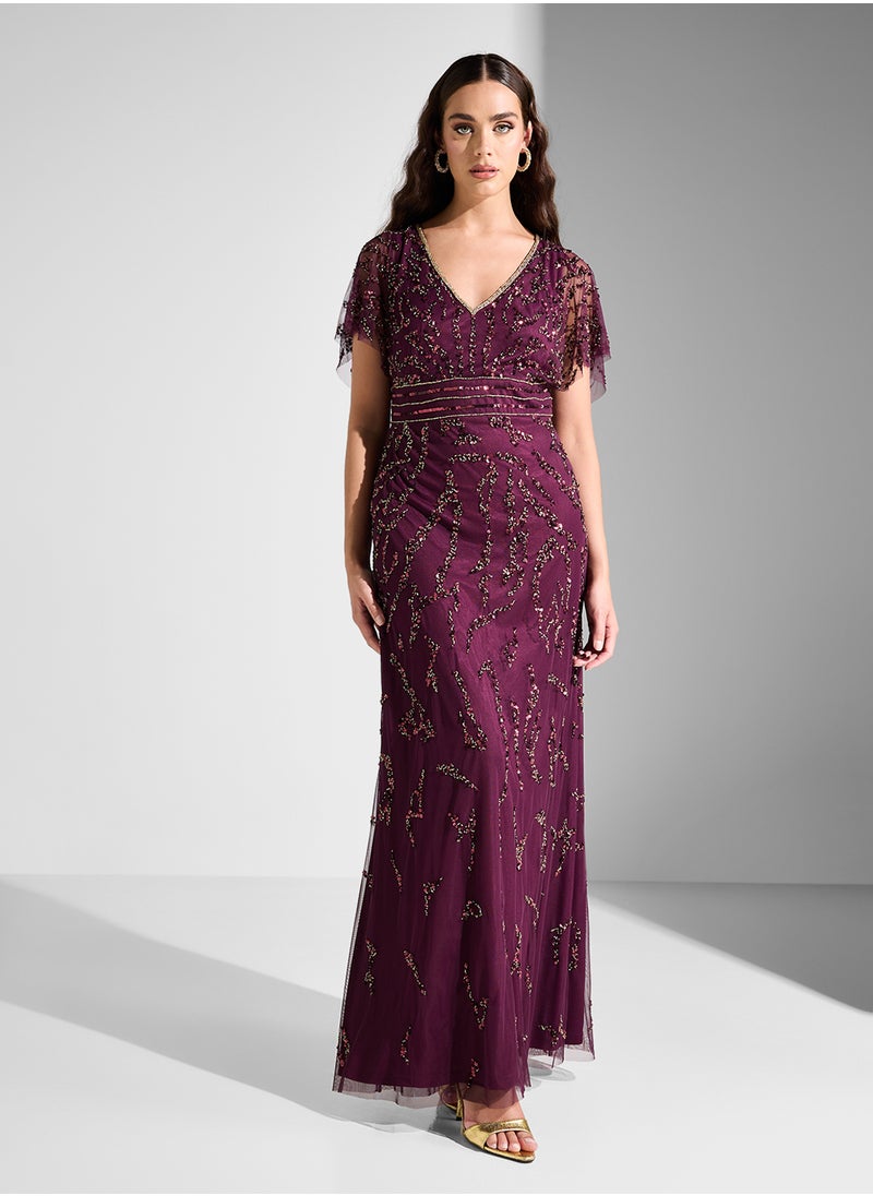 Embellished Evening Dress