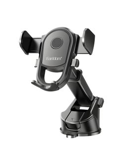 Earldom Earldom EH269 Car Phone Holder – 360° Rotation – Strong Suction for Windshield or Dashboard – Black  - Image 1