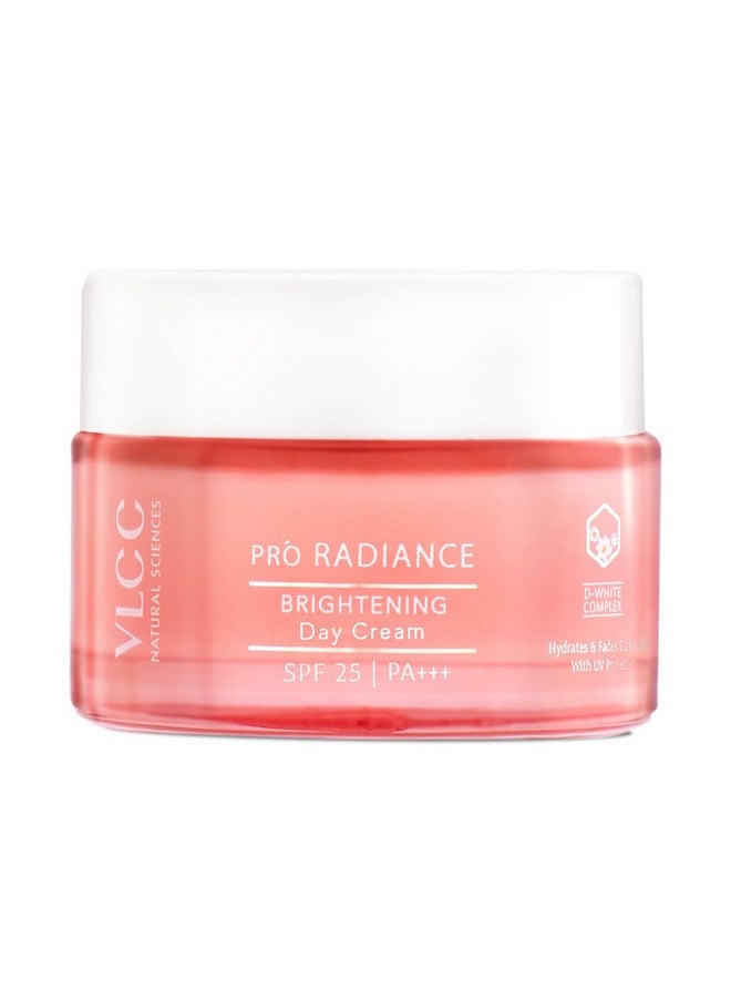 VLCC Pro Radiance Skin Brightening Day Cream SPF 25 PA +++ - 50g For Lightening Dark Spots with UV Protection | Helps Even Tone | With Lavender Oil, Nutmeg Oil, Mulberry Extracts. - Image 1
