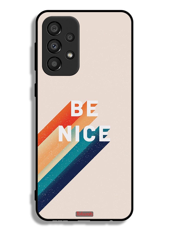Tolwak Samsung Galaxy A33 5G Protective Case Cover Be Nice - Image 1