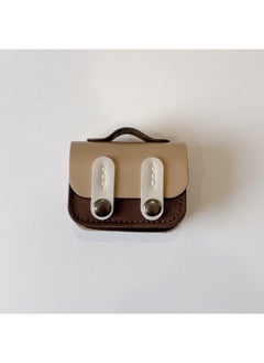 Simple For Apple Earphone Case Bluetooth Headset Pro2 Pink Earphone Case Vermilion AirPods Flip Case Ear-Color:[apricot Brown Flip Backpack]-Applicable Models:[universal For Airpods Pro/pro2]