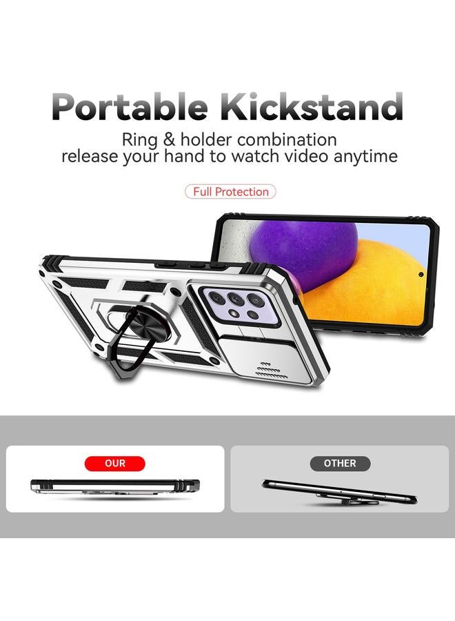 S-TOP Case For Samsung Galaxy A72 5G / 4G Sliding Camshield Holder Phone Case - Image 2