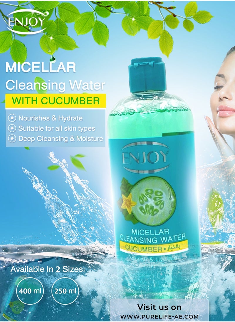 ENJOY - "Enjoy Micellar Water with Cucumber – Gentle Cleansing & Instant Refreshment" - Image 1