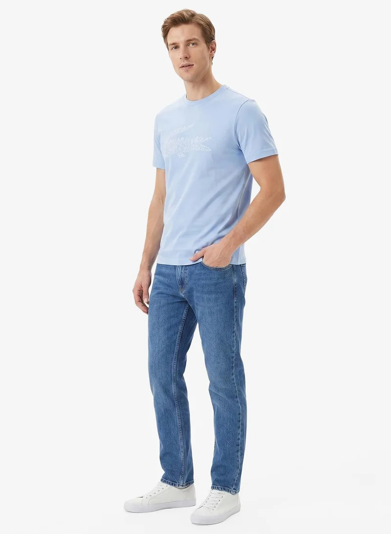 لاكوست Regular Fit Turtle Neck T-Shirt