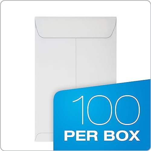 Columbian Catalog Envelopes, 6 x 9, Release & Seal Self-Sealing Closure, 28 lb White Wove, 100 per Box (COLO652) - Image 4