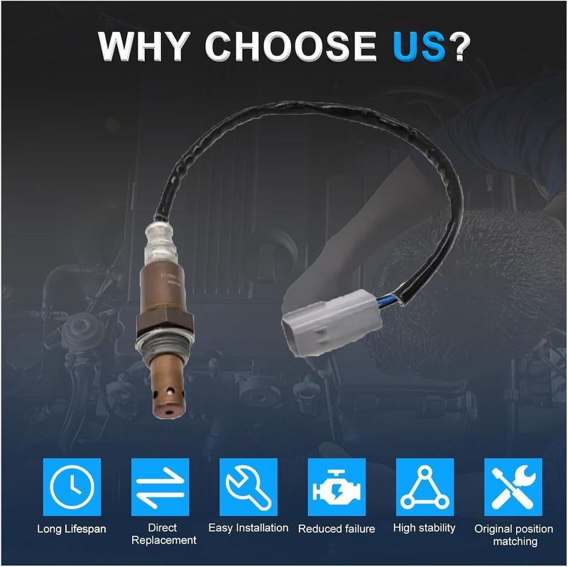 Oxygen Sensor O2 22693-JA00B 22693JA00B DOX-1447 234-9073 226A3-ES60A，Compatible For X-TRAIL Altima Rogue 2.5L 2007-2010 - Image 3