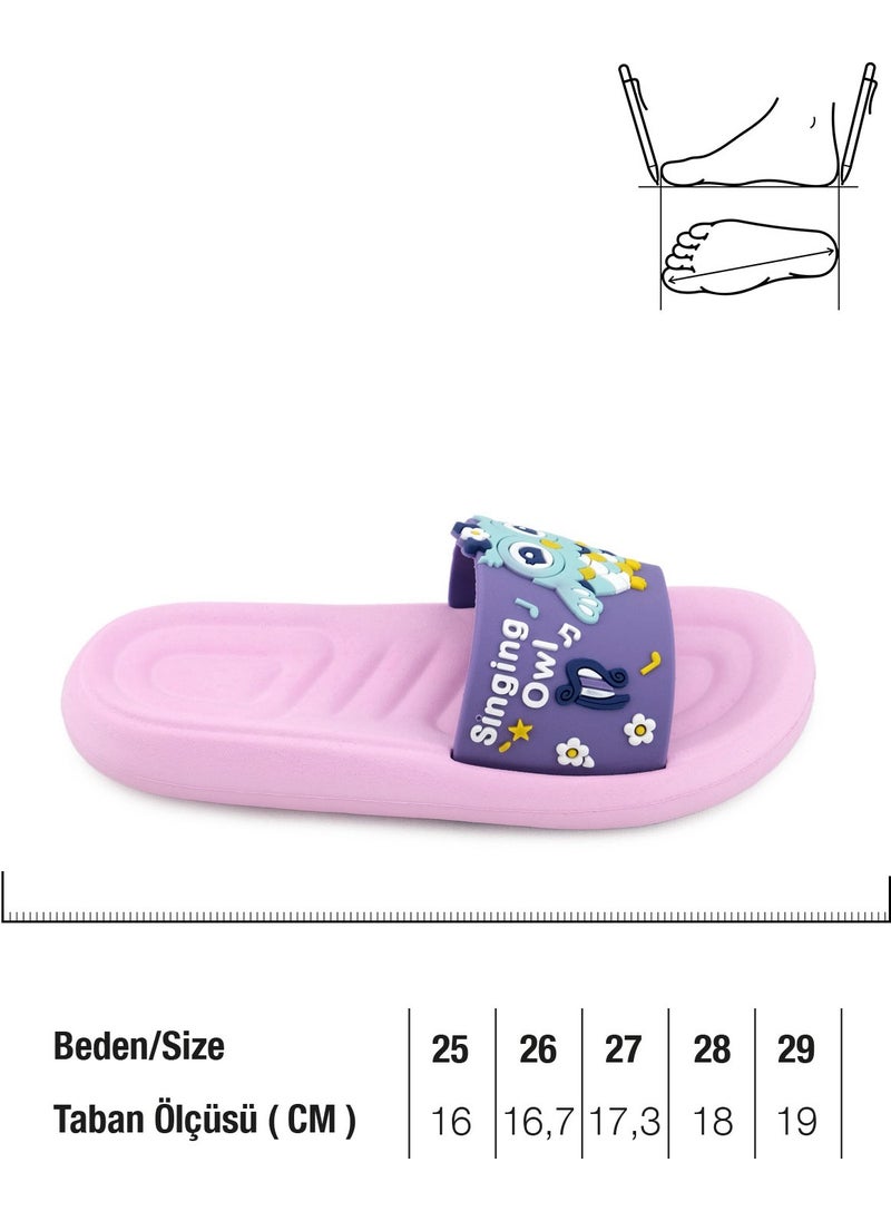 Gezer - Summer Girl's Eva Suitable for Wet Floor Bathroom Pool Beach Slippers - Image 1