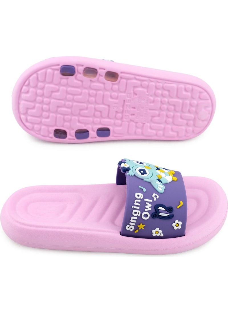 Gezer - Summer Girl's Eva Suitable for Wet Floor Bathroom Pool Beach Slippers - Image 1