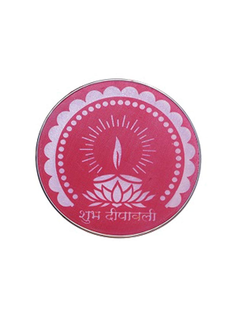 Pamidhar Pamidhar Magic Rangoli Making Kit 8 Inch Plastic Round Stencil for Rangoli Floor and Diwali Decoration Multicolor Random Design  - Image 1