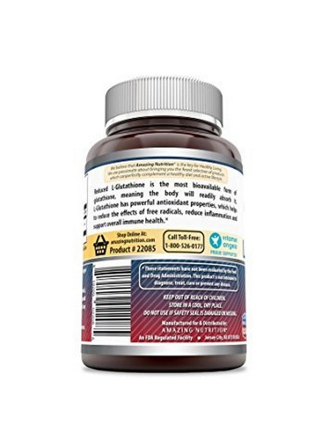 Amazing Nutrition Amazing Formulas L-Glutathione 500 Mg 120 Veggie Capsules | Non-GMO | Gluten Free | Made in USA | Suitable for Vegetarians - Image 4