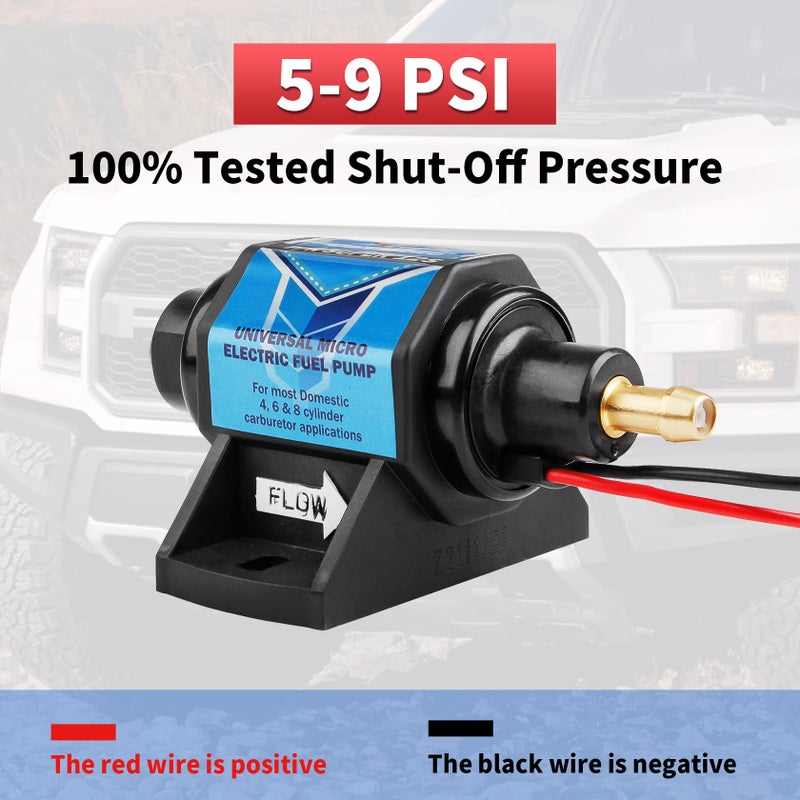 CarBole مضخة وقود كهربائية كار بول 12 فولت 5-9 PSI، 35 GPH لمحركات البنزين - Image 4