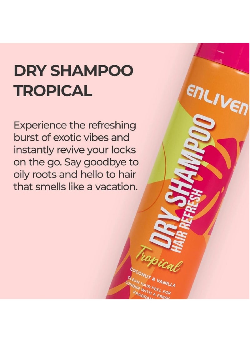 إنليفين شامبو جاف للشعر - تروبيكال 300 مل - Image 2