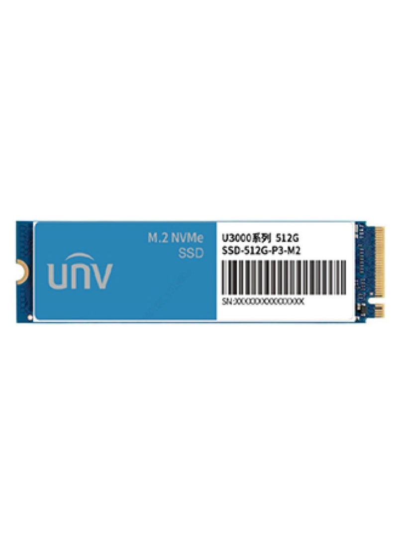 يونيفيو قرص SSD من سلسلة U3000 من UNV SSD-512G-P3-M2  - Image 1
