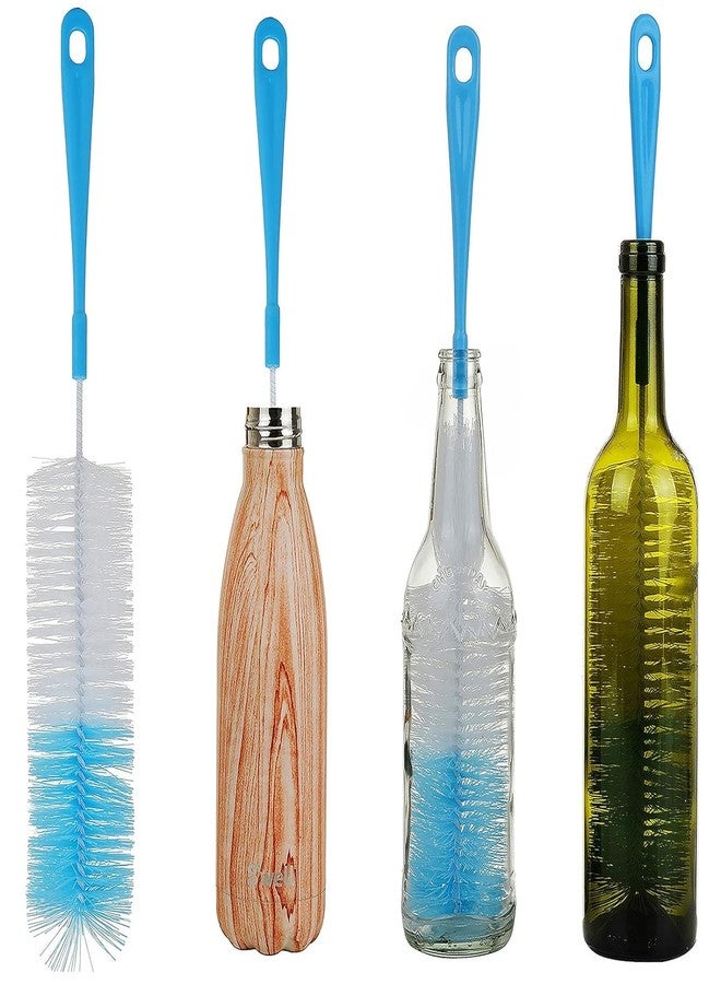 FASHRAMP17in Extra Long Bottle Cleaning Brush Cleaner for Washing Narrow Neck Beer/Wine/Thermos, Brewing Bottles, Hummingbird Feeder (Pack of 4) - Image 1