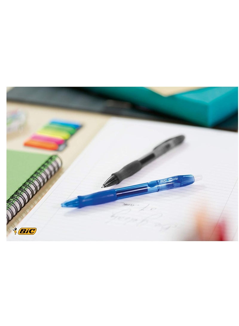 Bic 12 قطعة قلم حبر جل جيلوسيتي 0.7 مم حبر أزرق - Image 5