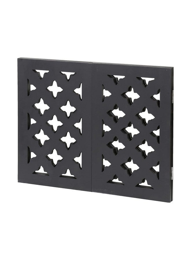 Etna Indooroutdoor Solid Wood Starlight Design Freestanding Foldable Adjustable 3Section Pet Gate - Image 4
