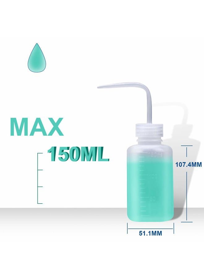Young4us Wash bottle, 3 Pack LDPE Squeeze Bottles, Safe Plastic Low Density Polyethylene Watering Bottle Tattoo Wash Bottle with Narrow Mouth, for Chemistry, Industry, Lab & Gardening, 500, 250,150ml - Image 4