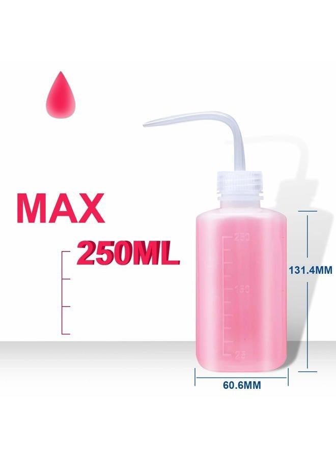 Young4us Wash bottle, 3 Pack LDPE Squeeze Bottles, Safe Plastic Low Density Polyethylene Watering Bottle Tattoo Wash Bottle with Narrow Mouth, for Chemistry, Industry, Lab & Gardening, 500, 250,150ml - Image 3