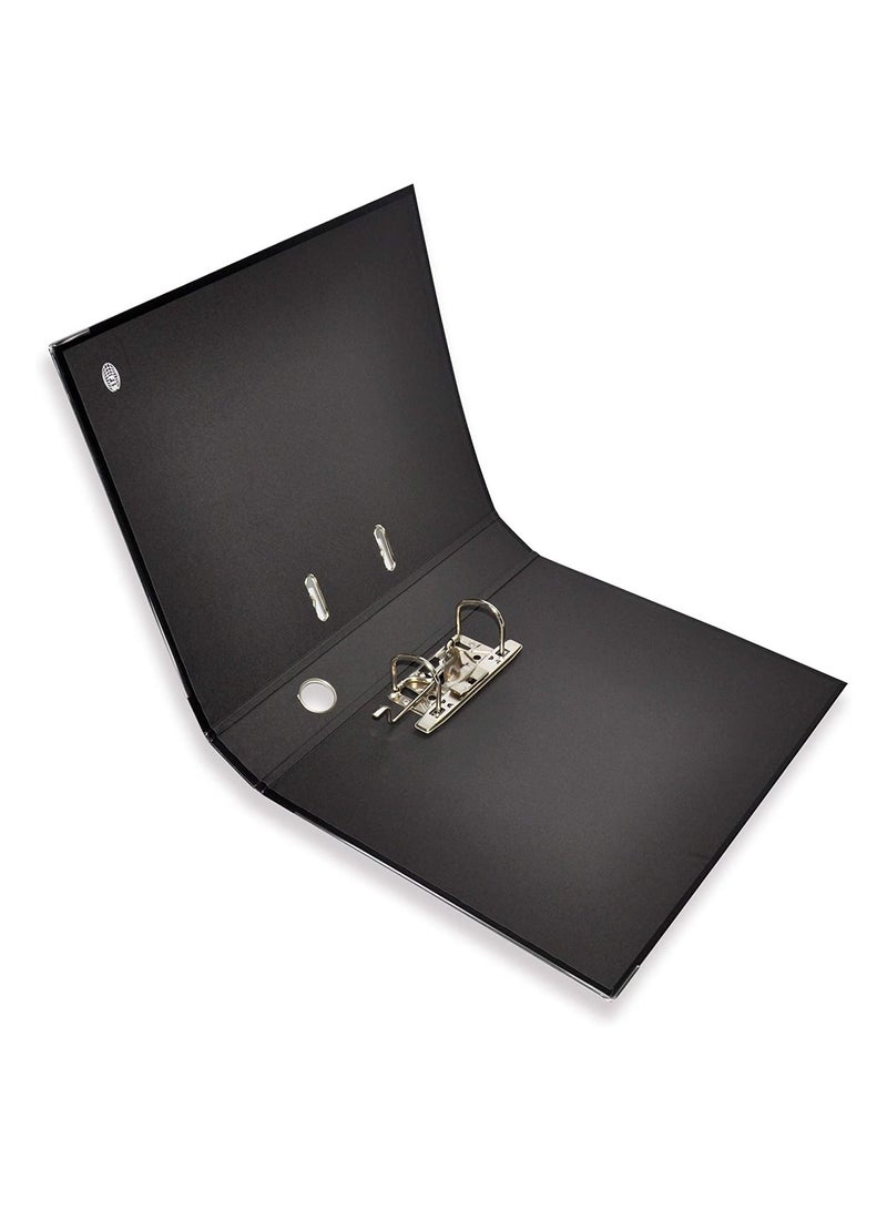 FIS PACK OF 10 PP LEVER ARCH FILE, 4CM, F/S SIZE, BLACK, PP ORIGIN GERMANY - FSBF4PBKFN10 - Image 2