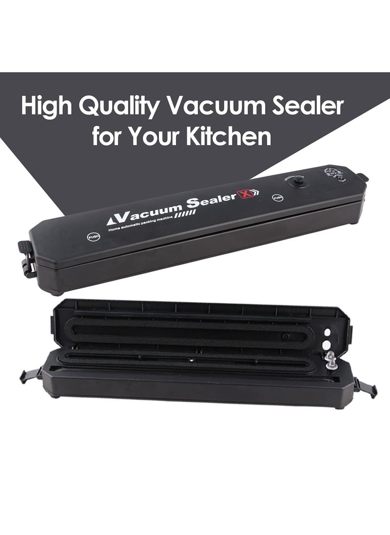 ORILEY ORILEY Vacuum Sealer Machine with LED Indicator Digital Controls Powerful Electric Automatic Air Sealing 15 Preservation Bags 90W black ORVMC02  - Image 2