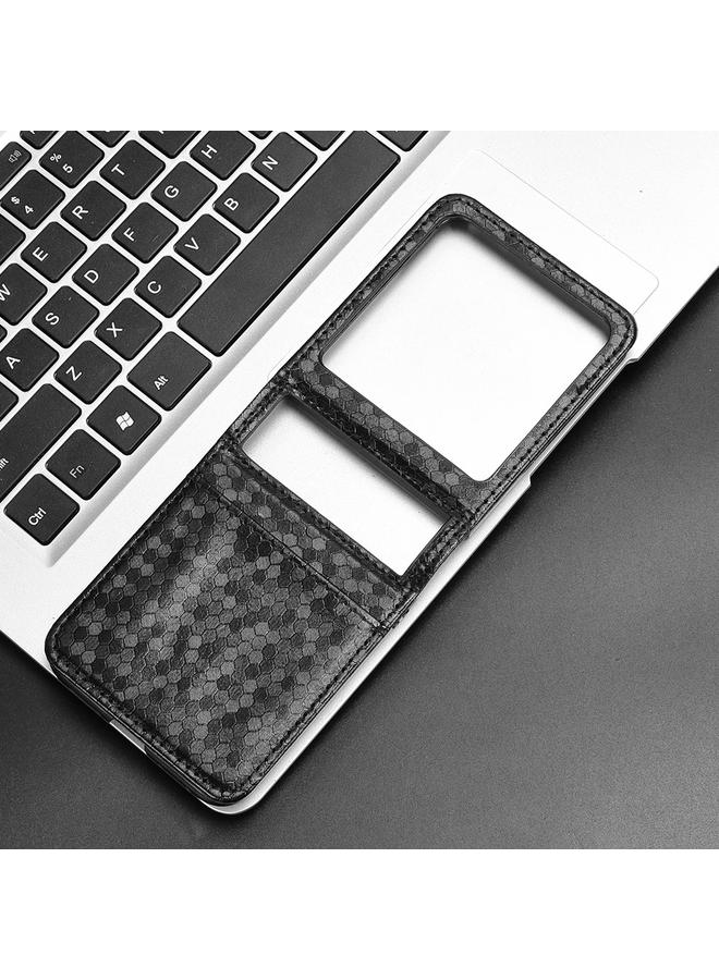 S-TOP Case For Motorola Razr 50 Honeycomb Dot Texture Card Slot Leather Phone Case - Image 2