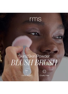 RMS Beauty RMS Beauty Skin2Skin Powder Blush Brush - Face Brush, Blush Loose Powder Brush, Pressed Powder Brush & Blush Brush, Makeup Accessories, Makeup Brushes  - Image 2