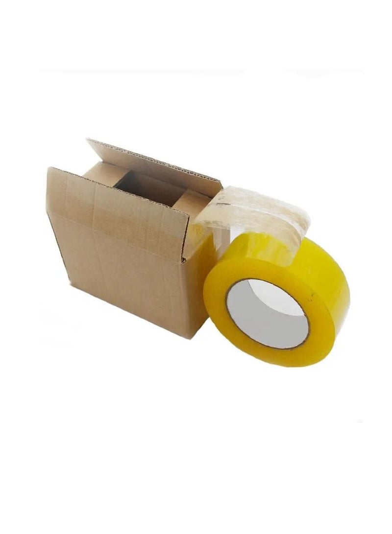 Yuwell Pack Of 12 Pcs Packing Tape For Sealing Parcel Boxes Use For Office Supplies And Home Packing Tape 100Y 48MMX45MIC - Image 2