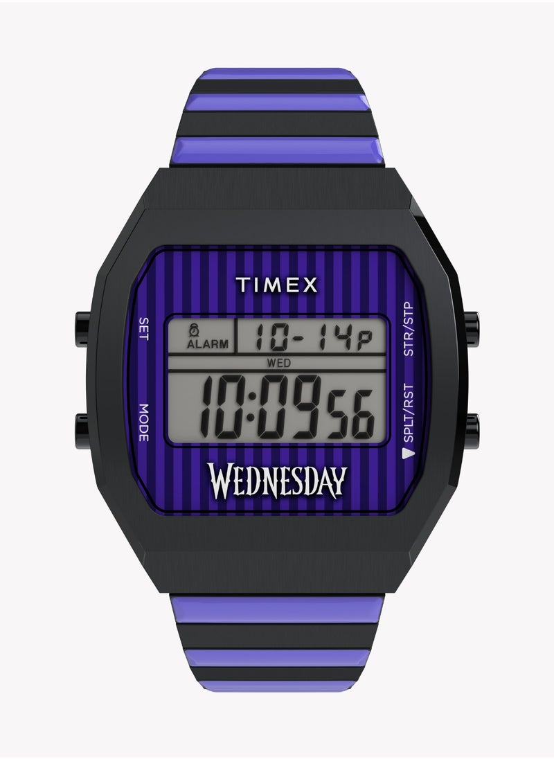 TIMEX Timex Men's Black Stainless Steel Watch | TW2Y19500  - Image 1
