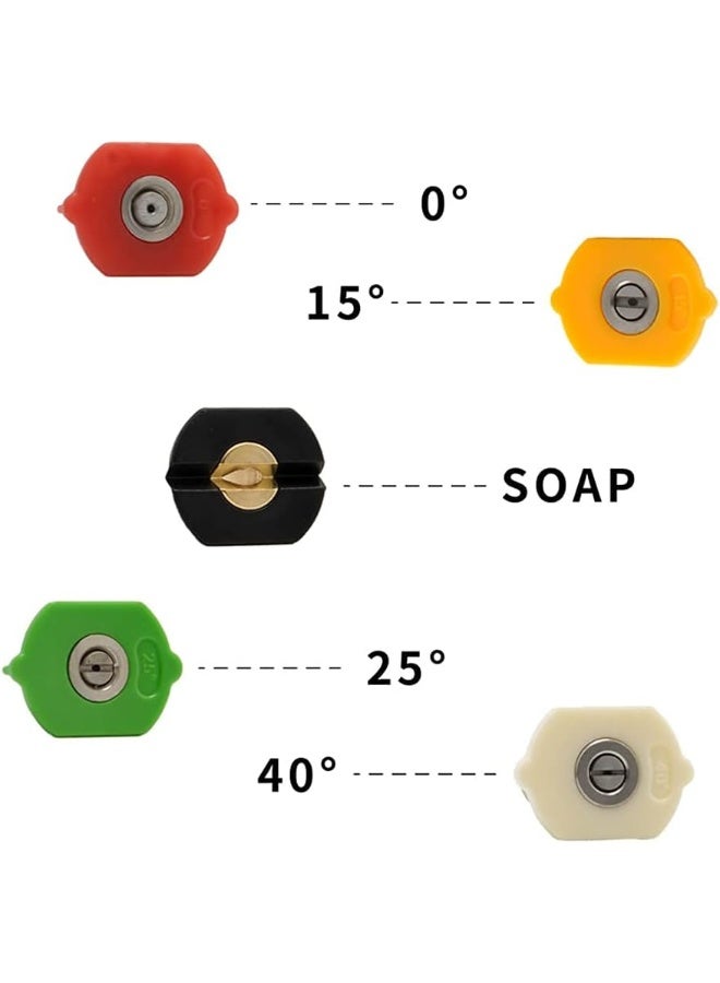 HAOWUJIN 5-Pack Pressure Washer Nozzle Tips  - Image 4
