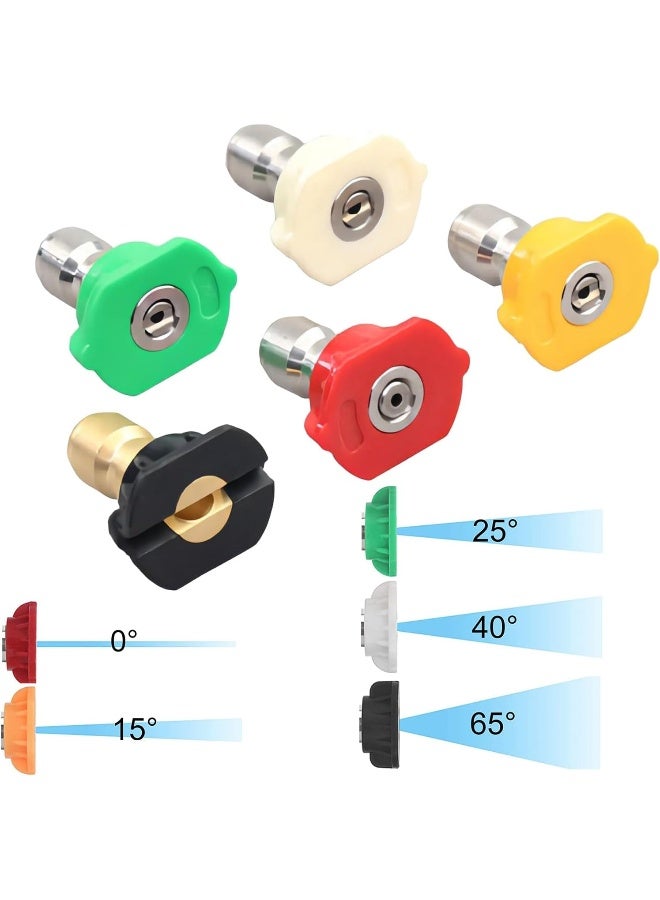 HAOWUJIN 5-Pack Pressure Washer Nozzle Tips  - Image 1