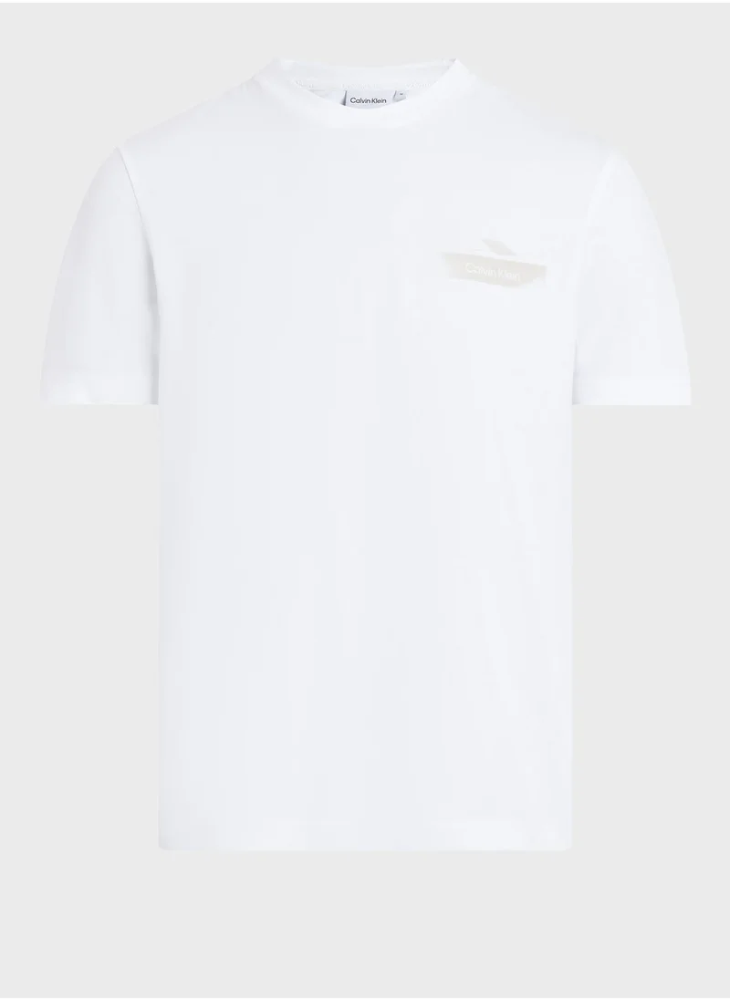 CALVIN KLEIN Graphic Crew Neck T-Shirt
