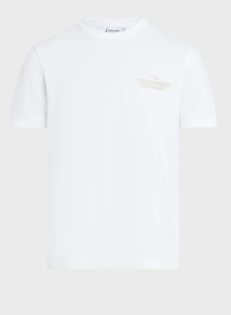 CALVIN KLEIN Graphic Crew Neck T-Shirt