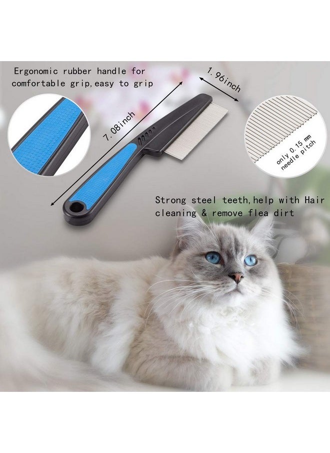 Laiannwell - Cat Comb,Pet Comb Laiannwell Professional Grooming Comb For Dog/Cat/Small Pets(3 Packs) - Image 1