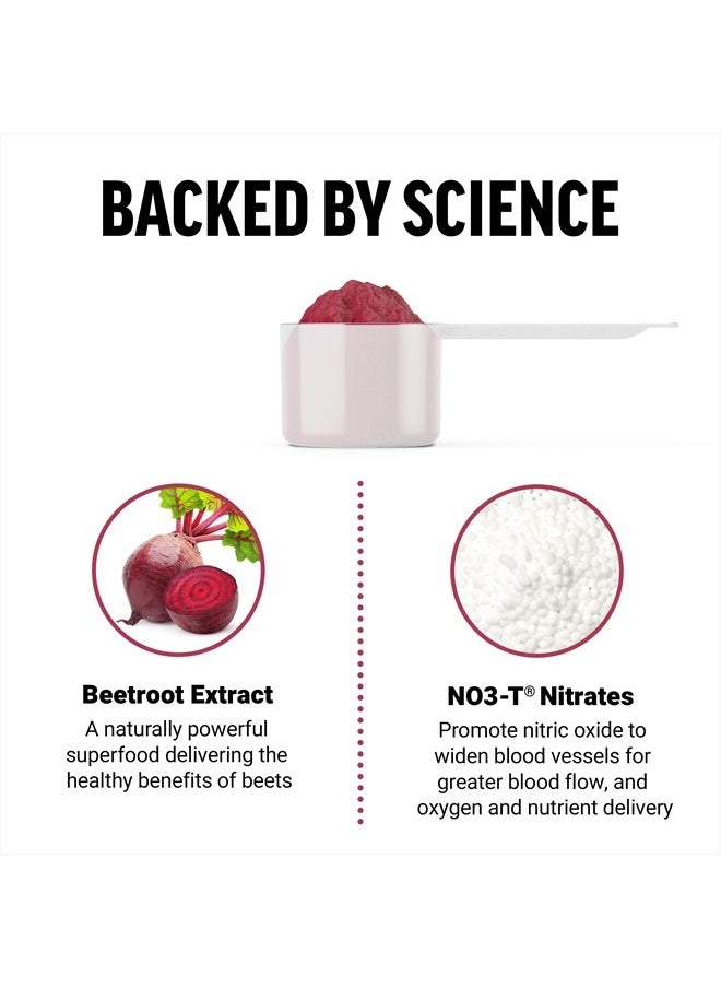 Force Factor Total Beets Superfood Beet Root Powder with Nitrates to Support Circulation, Blood Flow, Nitric Oxide, Energy, Endurance, and Stamina, Cardiovascular Heart Health Supplement, 30 Servings  - Image 3