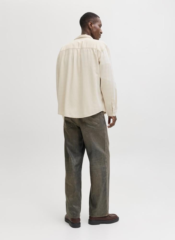 JACK & JONES Casual Long Sleeve Denim Shirt - Image 2