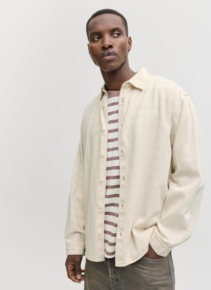 JACK & JONES Casual Long Sleeve Denim Shirt - Image 1