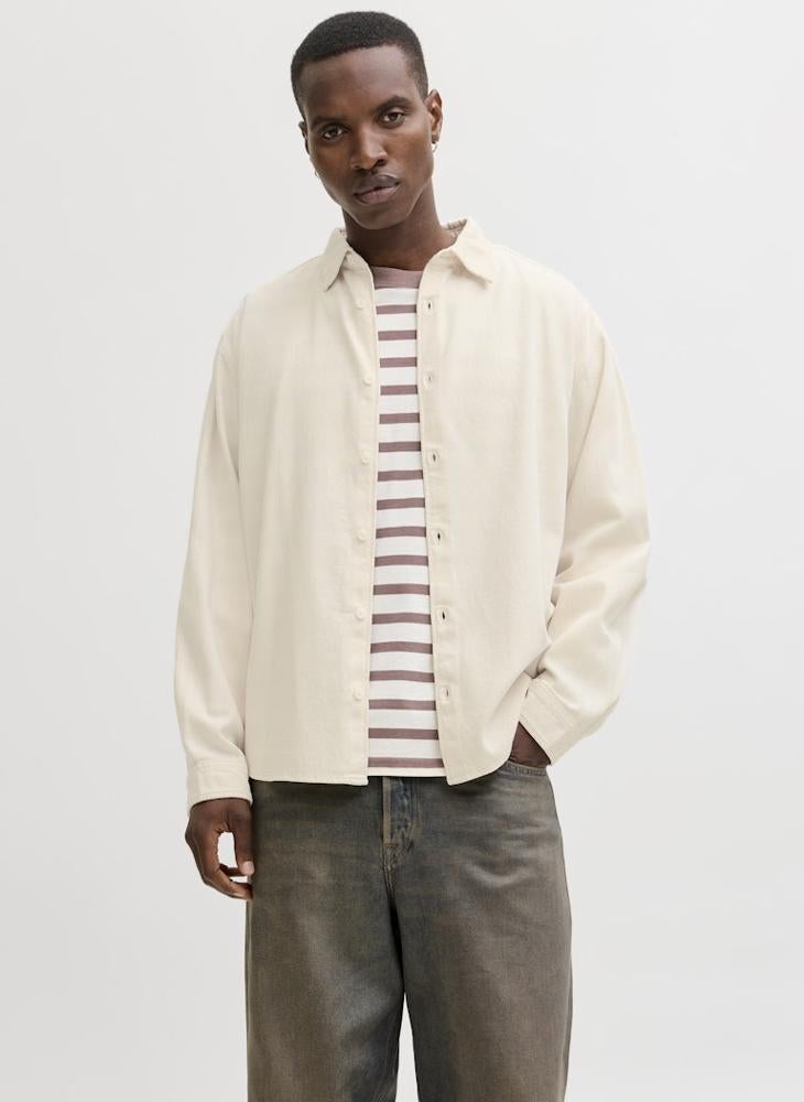 JACK & JONES Casual Long Sleeve Denim Shirt - Image 3