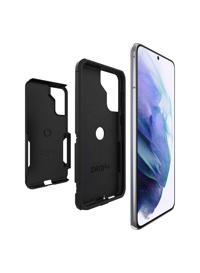 أوتربوكس جراب OtterBox Galaxy S21+ 5G (فقط - لا يناسب المقاسات غير الكبيرة أو فائقة النحافة) من سلسلة Commuter - لا يناسب المقاسات غير الكبيرة أو فائقة النحافة - أسود، نحيف ومتين، مناسب للجيب، مع حماية للمنافذ - Image 4