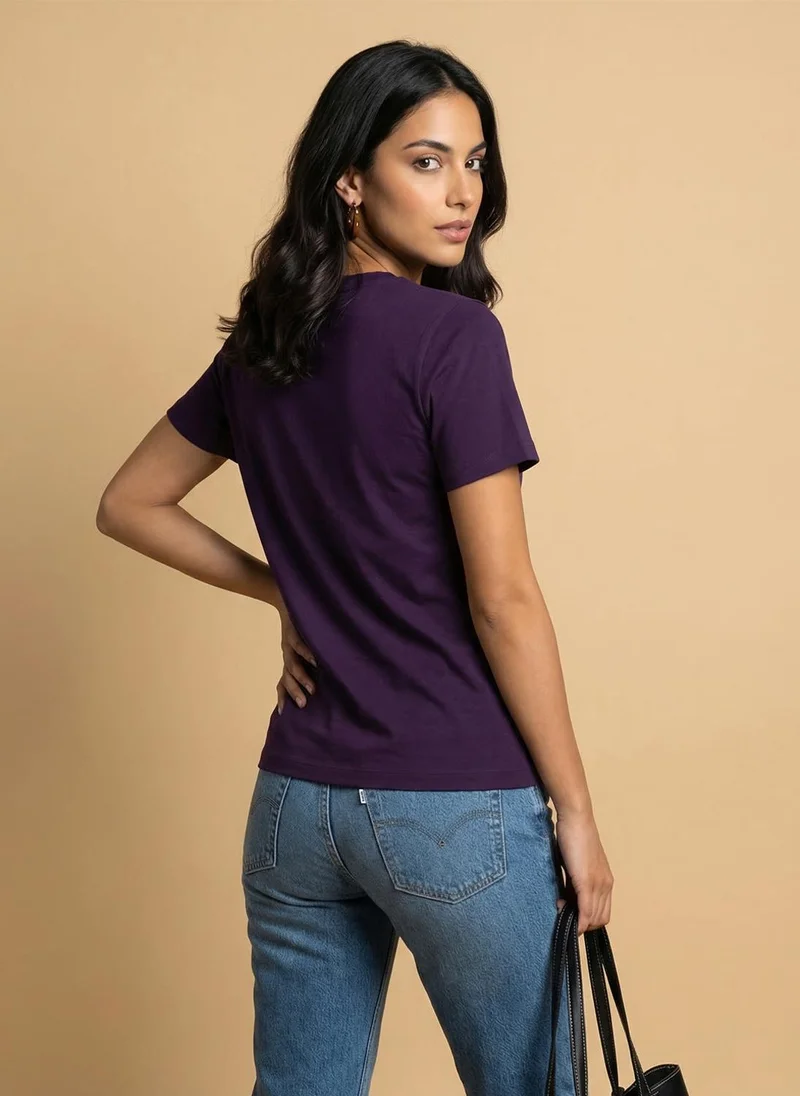 نوبيرو Nobero Women Graphic Printed T-shirt