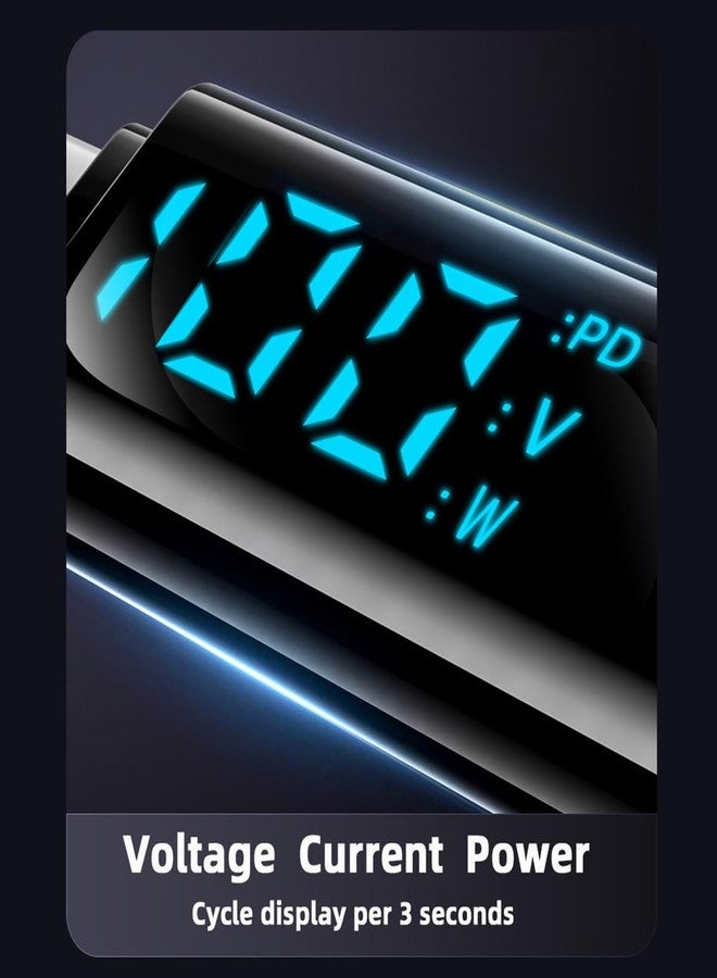 CY Adapter Type-C USB-C Input to DC 3.0x1.1mm Jack Smart LED Display 100W Output Power 20V 5A PD Charge 65W Adapter for Laptop - Image 3