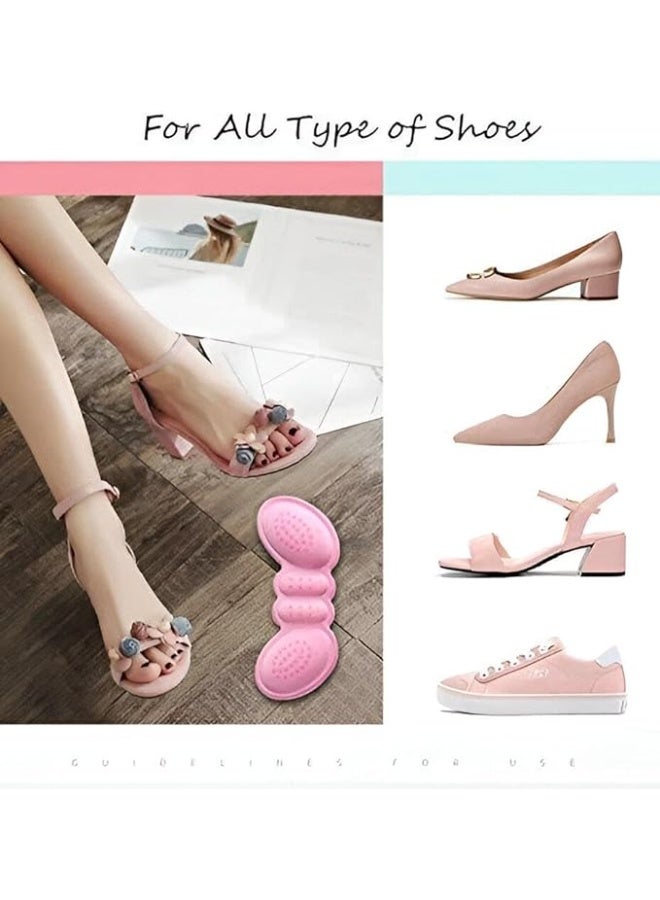 1 Pair (2 Pieces) Premium Silicone Heel Grips – Butterfly Design – Anti-Blister Pads for High Heels - Image 5
