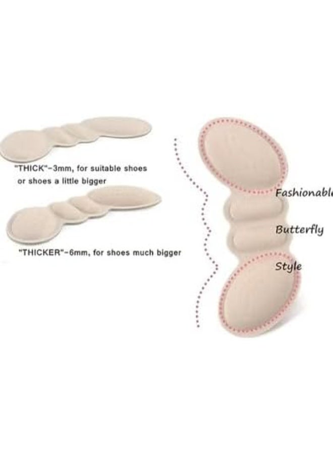 1 Pair (2 Pieces) Premium Silicone Heel Grips – Butterfly Design – Anti-Blister Pads for High Heels - Image 2