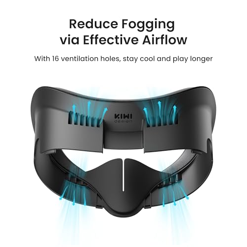 KIWI design V3 Facial Interface, Face Pad Compatible with Meta Quest 3 Accessories, NOT for Quest 3S - Image 4